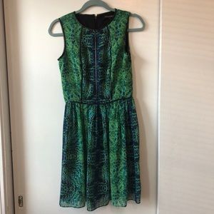 Printed sleeveless dress